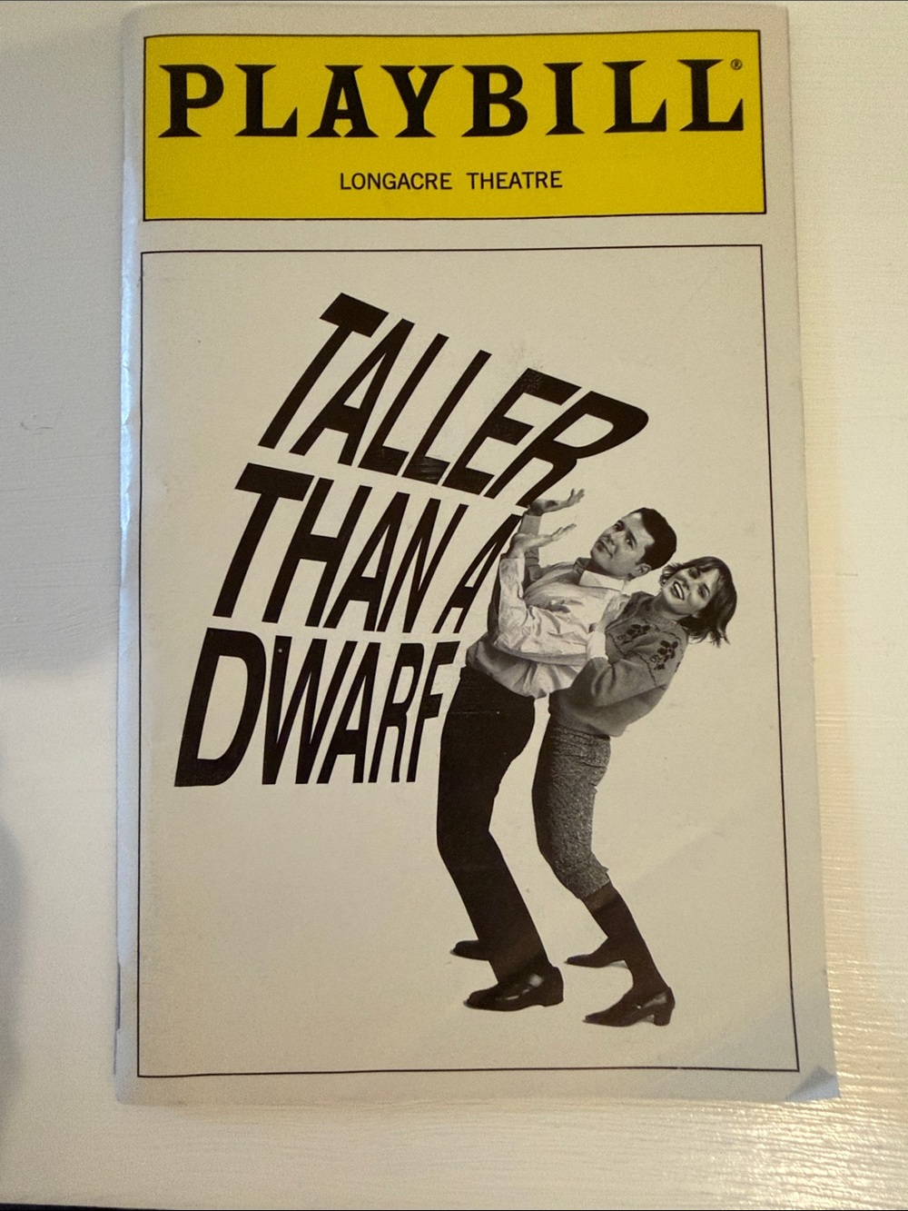 Taller Than a Dwarf Playbill